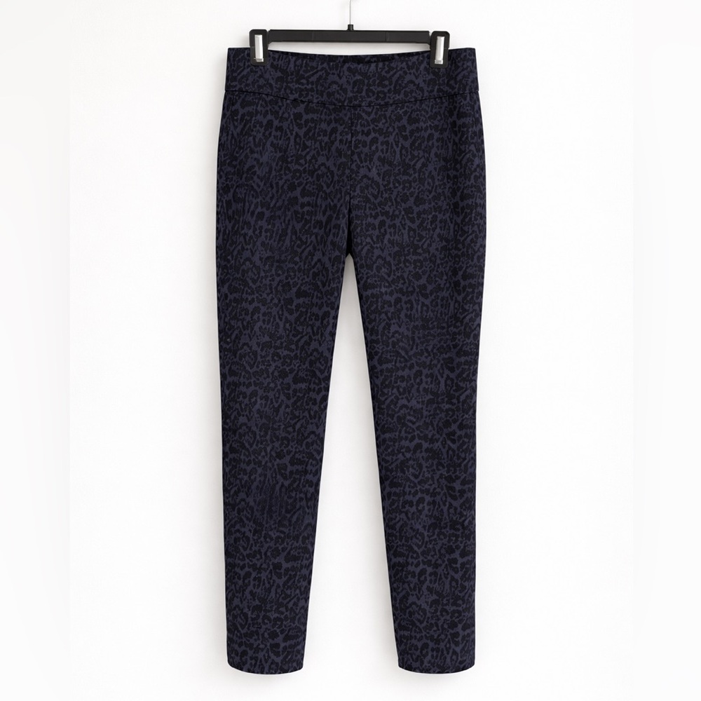 UP! Petal Slit Mid-Rise Ankle Pants – Kenya Leopard Print – Size 8